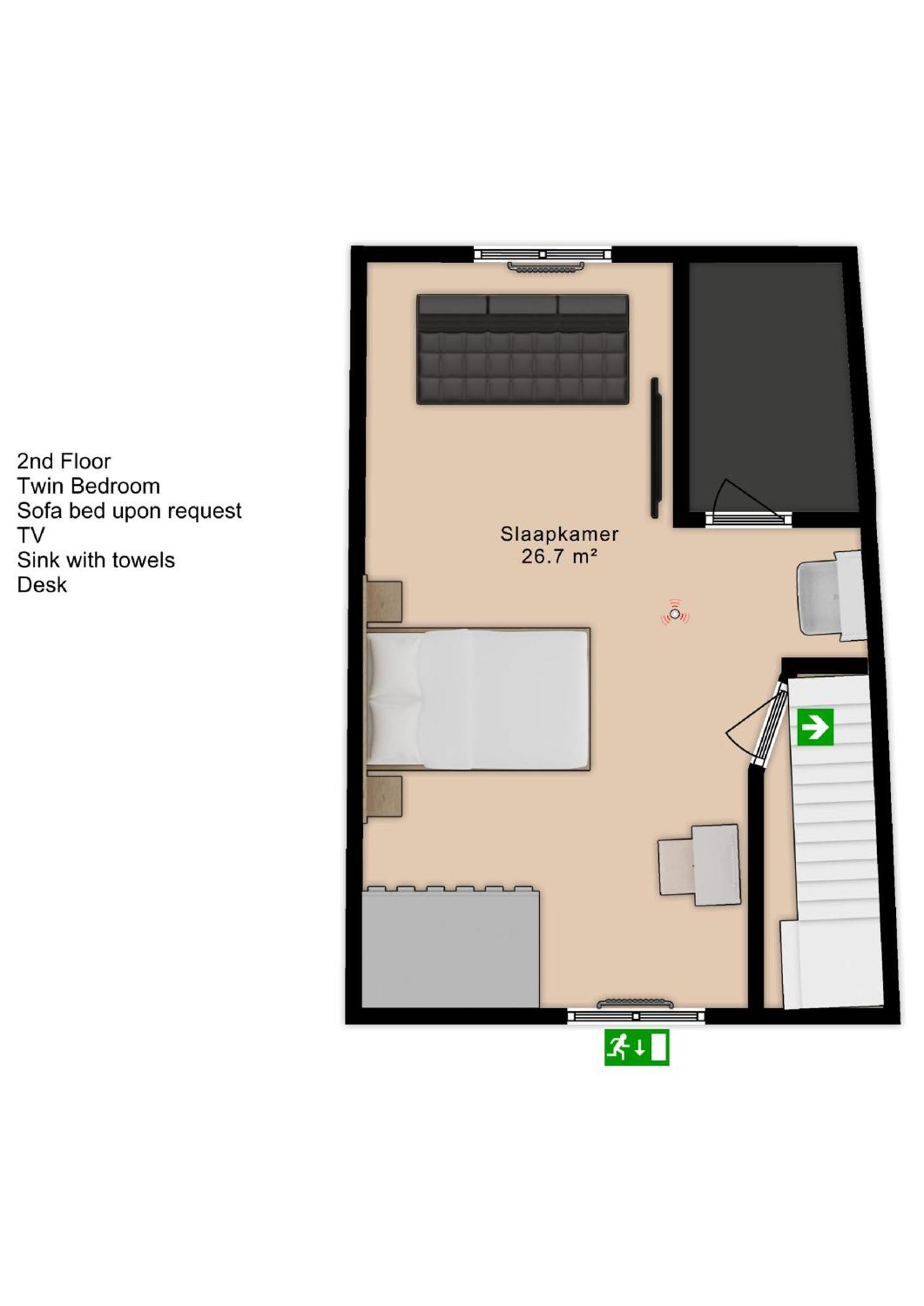 Guesthouse Gillis7 브뤼헤 객실 사진